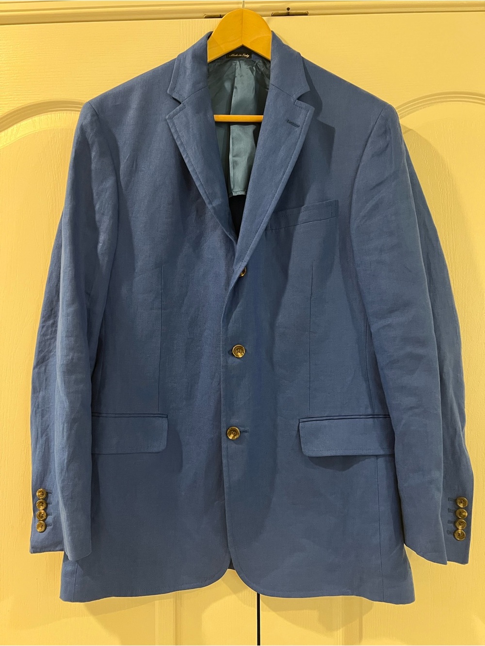 Polo by Ralph Lauren Blue Linen Blazer